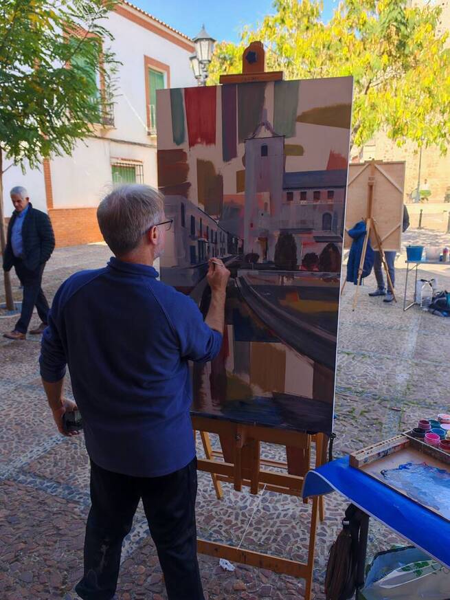 Moral de Calatrava acoge el III Certamen Nacional de Pintura Rápida