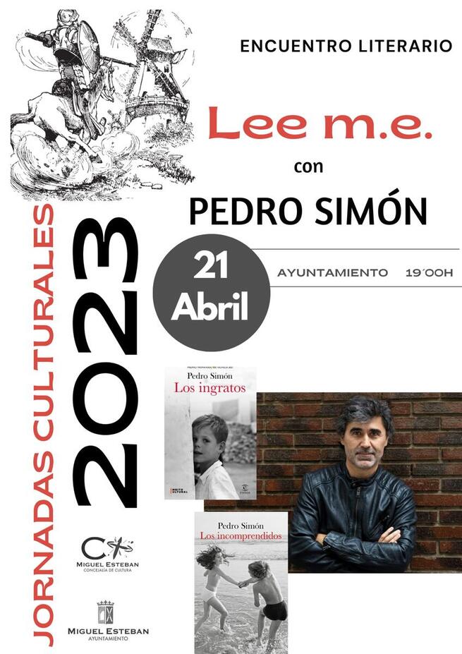 El periodista y escritor Pedro Simón estará mañana en Miguel Esteban