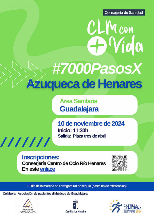 El 10 de noviembre se celebra en Azuqueca la Marcha 7000X