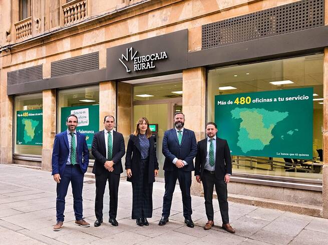 Eurocaja Rural abre su primera oficina en Salamanca, apostando por la generación de empleo y la vocación de servicio