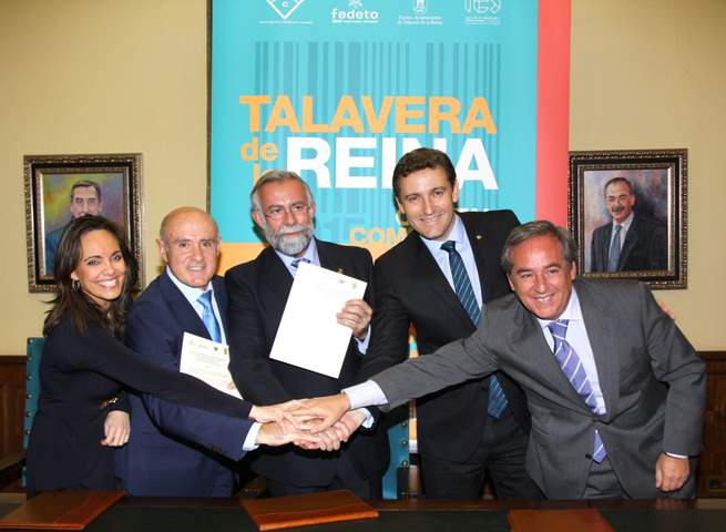 imagen de Un convenio para mejorar la competitividad del comercio local en Talavera de la Reina