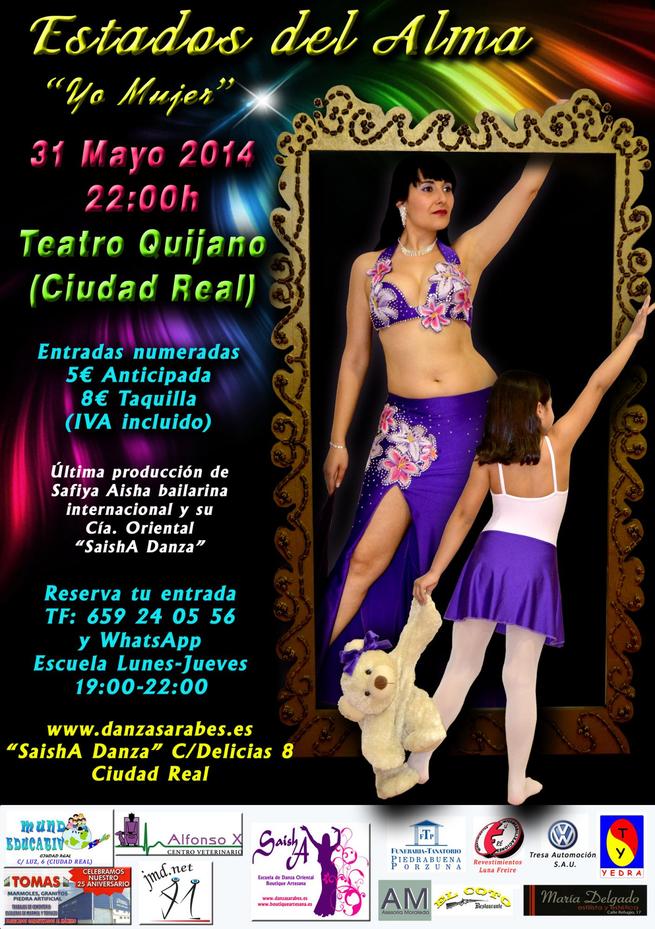 Estreno de “Estados del Alma. Yo Mujer”, el día 31 de mayo en el teatro Quijano