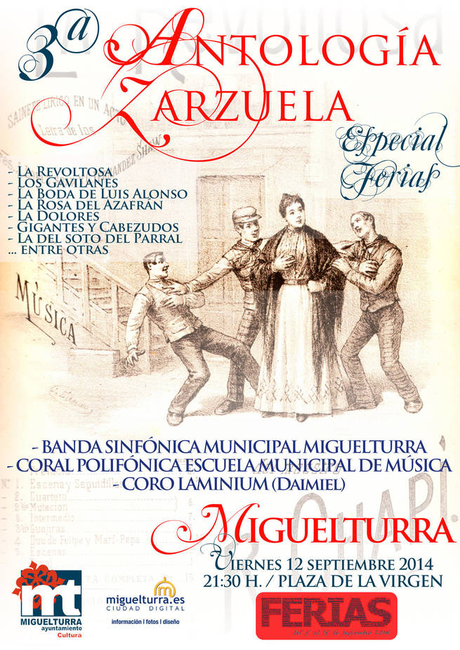 imagen de Tercera antología de la Zarzuela gracias al área de cultura de Miguelturra