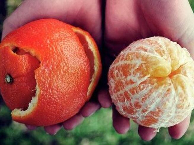 imagen de Instgrucciones para comer una naranja