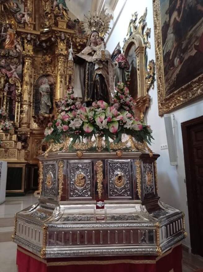 Ayer jueves, comenzó el novenario en Malagón en honor a la Virgen del Carmen