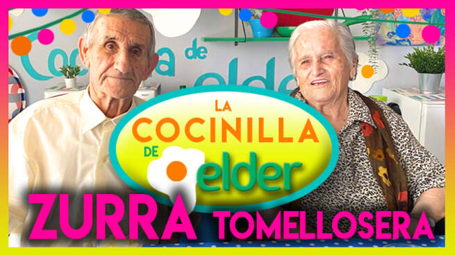 Los mayores de fundación Elder felicitan la feria y fiestas 2022 de Tomelloso con su receta de zurra 
