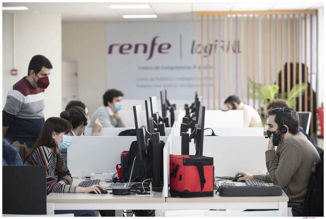 El Centro de Competencias Digitales de Renfe en Alcázar de San Juan cumple un año de actividad con nuevos proyectos