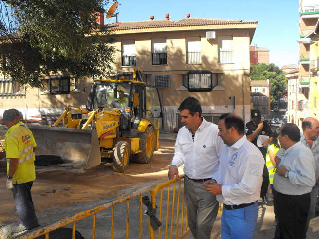 imagen de El alcalde de Guadalajara visita las obras del casco histórico de la localidad