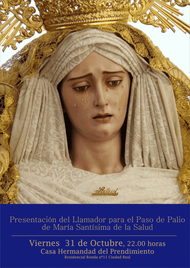 imagen de  Presentación y bendición del llamador para María Santísima de la Salud de la Hermandad del Prendimiento de Ciudad Real