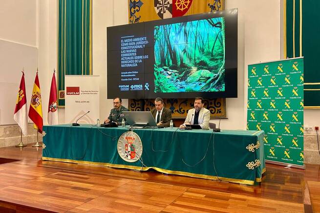 El subdelegado del Gobierno inaugura junto al coronel de la Guardia Civil la IX Jornada sobre Delitos Medioambientales en Ciudad Real