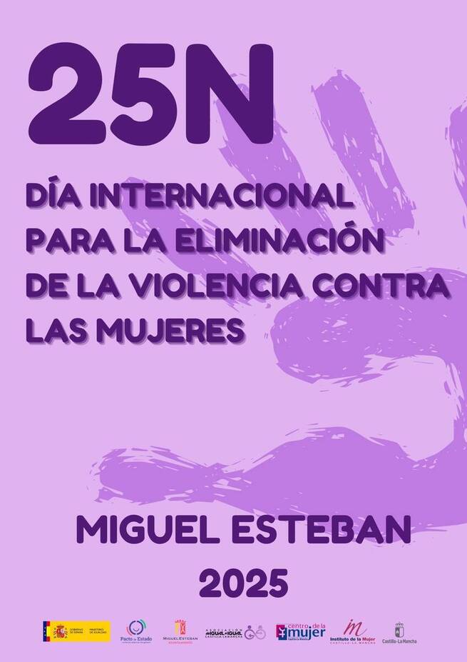 Miguel Esteban conmemorará con varias actividades el Día Internacional de la Eliminación de la Violencia contra las Mujeres