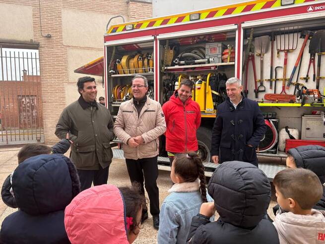 La Diputación inaugura en Torrijos la Semana de la Prevención de Incendios 2025 con la participación del CPEIS y más de 1.000 escolares