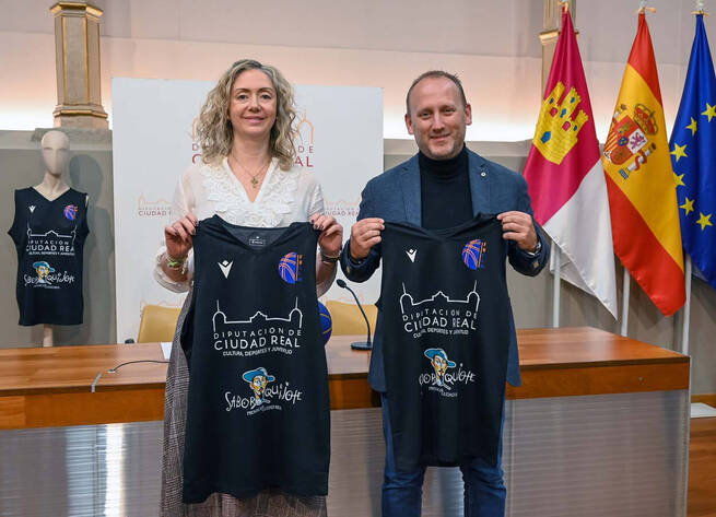 La Diputación de Ciudad Real patrocinará las selecciones provinciales de baloncesto con su imagen y la de Sabor Quijote