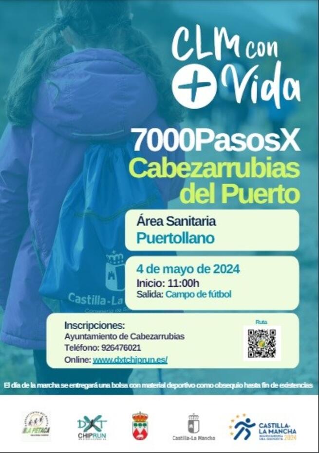 Cabezarrubias del Puerto, nueva parada del programa 7000PasosX de la Consejería de Sanidad para promover el ejercicio y ocio saludables