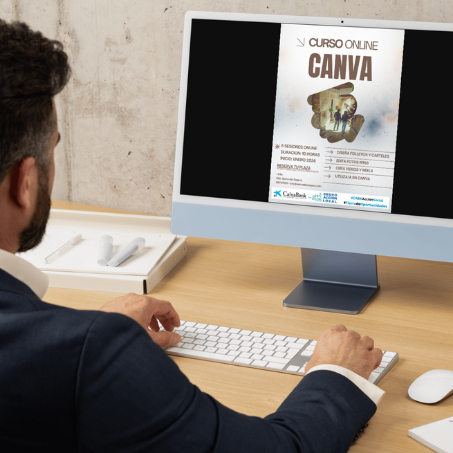 Más de 70 emprendedores y profesionales participan en el curso online de diseño promovido por GDR Sierra del Segura y CaixaBank