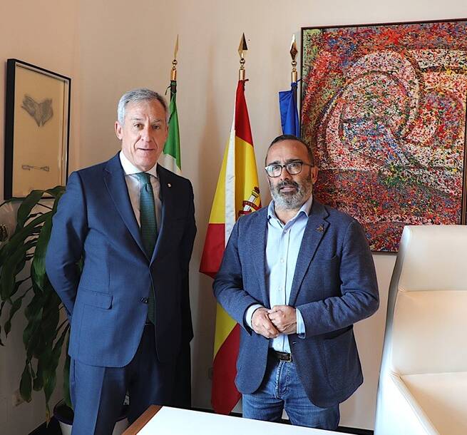 Eurocaja Rural comparte con la Diputación de Cáceres su proyecto de negocio y su implicación con el territorio