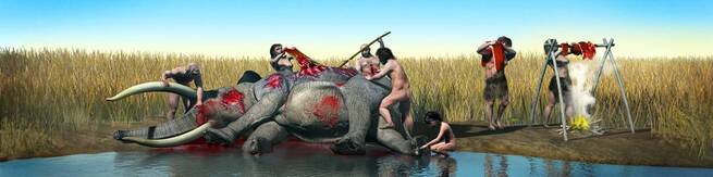 Tamajón inaugura su nueva escena paleolítica en un encuentro científico de referencia