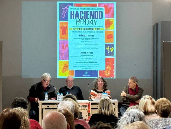 Villacañas acoge las primeras Jornadas Culturales “50 años del fin de la dictadura: haciendo memoria”