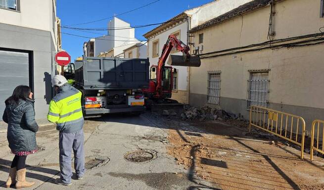 Arrancan las obras en la calle Carlos III