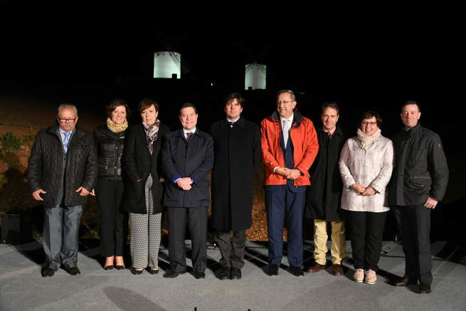 Se instalará iluminación artística en todos los molinos de viento de Castilla-La Mancha como reclamo turístico