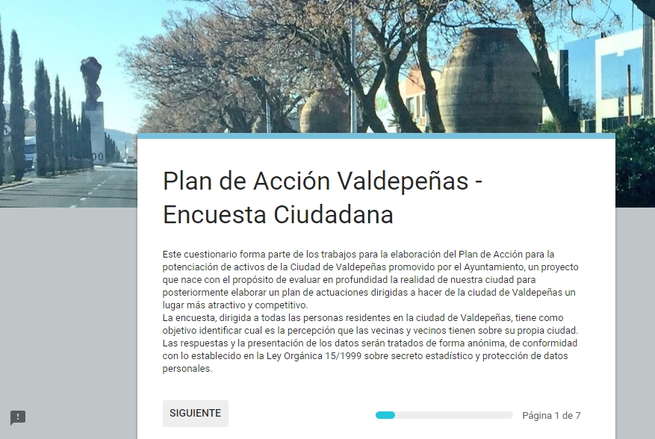 Valdepeñas hace partícipes a sus ciudadanos en la elaboración de su ambicioso Plan de Acción