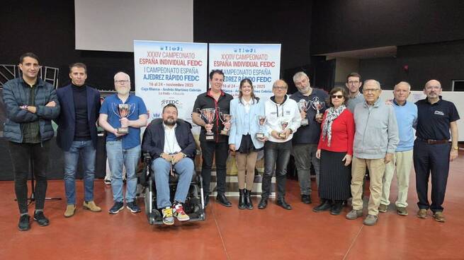Finaliza el Campeonato de España de Ajedrez para personas ciegas