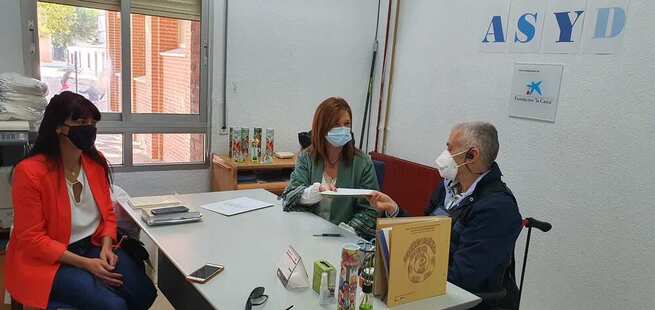 La Diputación de Toledo respalda a la Asociación Sindrome "Shy Drager" en su atención a las personas afectadas