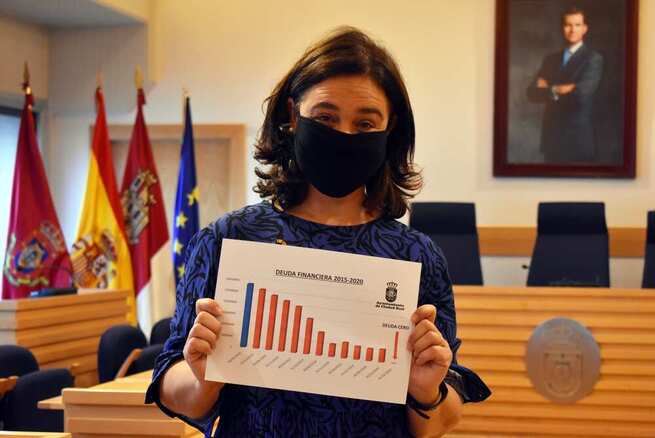 Pilar Zamora anuncia que el Ayuntamiento  de Ciudad Real cancelará toda su deuda en este año