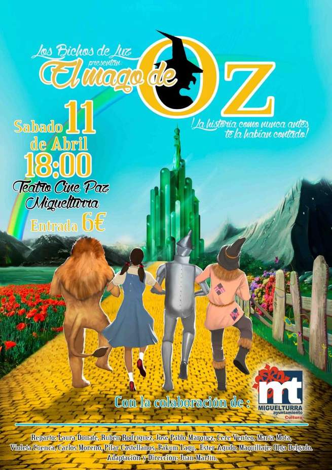 Imagen: Miguelturra acoge la representación de las obras de teatro “Los impresentables” y la obra infantil “El Mago de Oz”
