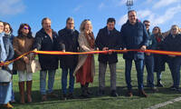 Inaugurado el nuevo césped artificial del campo Candelario León Rivas en Miguelturra