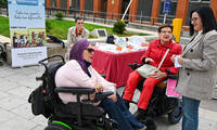 La Diputación de Ciudad Real respalda a la asociación ‘Ciudad Accesible’ en el Día Mundial de las Ciudades con actividades reivindicativas en espacios públicos