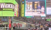 Eurocaja Rural lleva la esencia de Cacabelos a Times Square en Nueva York