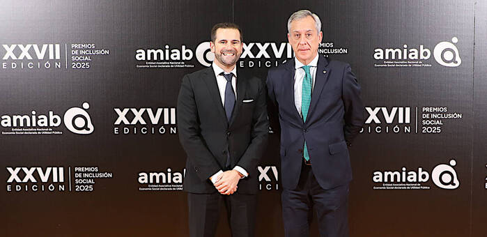 Eurocaja Rural refuerza su compromiso con la inclusión en los XXVII Premios Amiab