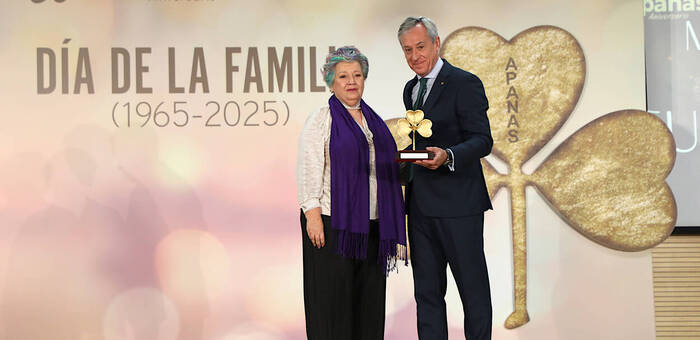 Fundación Eurocaja Rural recibe un premio de APANAS por su colaboración en favor de la inclusión social