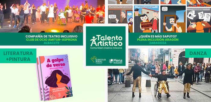 Fundación Eurocaja Rural y Plena inclusión España impulsan cuatro proyectos culturales inclusivos con ayudas de 2.000 euros