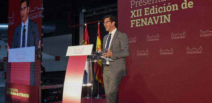 Caballero presenta el primer FENAVIN de la historia con todos pabellones definitivos y con estimaciones inéditas de presencias y negocio