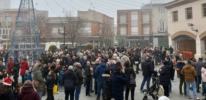 La Asociación de Alzheimer de Villacañas protagoniza las preuvas de fin de año en la Plaza de España