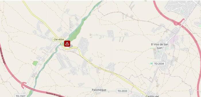 Un fallecido y tres heridos tras la salida de la vía de un turismo en El Viso de San Juan (Toledo)