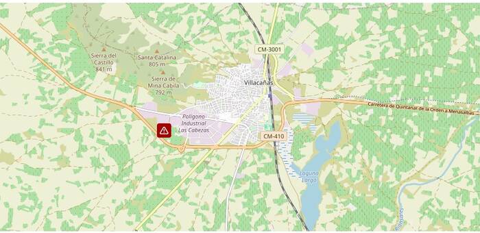 Fallece un hombre de 70 años atropellado tras bajarse de su vehículo en la CM-410 a su paso por Villacañas