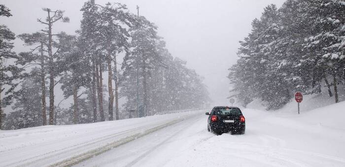 La borrasca Leonardo provoca alertas por fuertes lluvias y nevadas que afectarán a la circulación en amplias zonas de la Península