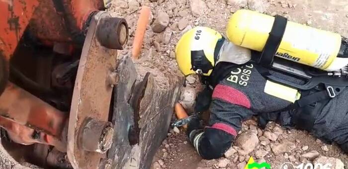 Bomberos invervienen en Valdepeñas por incendio eléctrico y fuga de gas