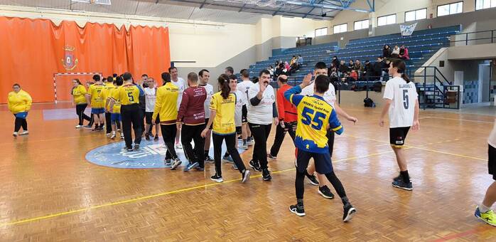 Ciudad Real acoge la segunda jornada de la liga de balonmano inclusivo con la participación de cinco equipos