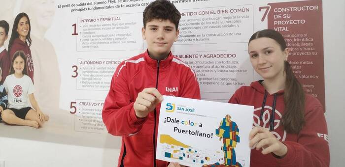 Estudiantes de Puertollano crean un libro para colorear monumentos que impulsa el turismo local