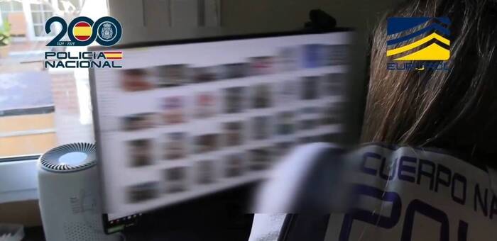 Desmantelada una red internacional que distribuía abusos infantiles generados por IA