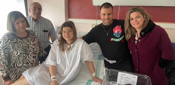 Hugo, primer bebé del año 2025 en Castilla-La Mancha, ha nacido en Albacete