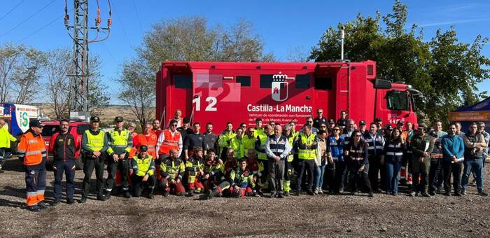 Castilla-La Mancha activa un simulacro de inundaciones con 250 efectivos en Alcaudete de la Jara