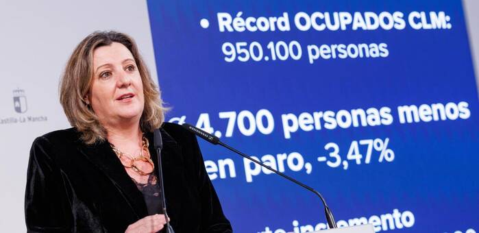 Castilla-La Mancha alcanza el máximo histórico de ocupación con 950.100 personas trabajando tras crear 60 empleos diarios desde 2015