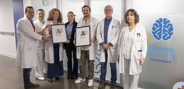 El Hospital Universitario de Guadalajara obtiene un importante reconocimiento internacional por su excelencia en la atención al ictus