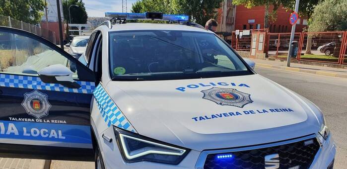 Detenido en Talavera por robar piezas metálicas de contenedores y causar daños al patrimonio
