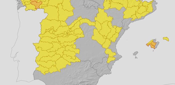 Castilla-La Mancha se prepara para chubascos y tormentas fuertes con riesgo de granizo